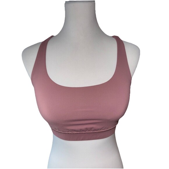 Lululemon Energy Bra Spiced Chai Mauve Crisscross Back Medium Support Size 6 - Picture 4 of 8